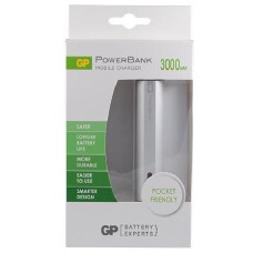 Зарядний пристрій GPFN03MBE-2B1, 3000mAh (PowerBank) GP Batteries