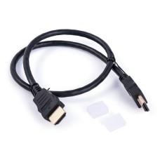 Кабель, HDMI 1.4, вилка HDMI, по обидва боки, 0,5м, чорний (HDMI.HE020.005) Goobay