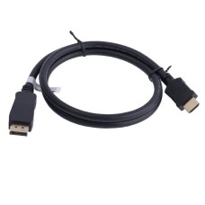 Кабель DispalyPort 1.1, вилка DisplayPort, вилка HDMI, 1м (MC.2200.1112.010BK) Goobay