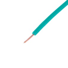 Провід багатожильний 0,12mm² (7xD0,15mm, мідь) зелений, PVC (AVR0.12-7/0.15-CU-G) KLS