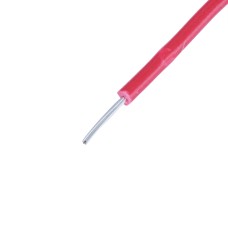 Провід багатожильний 0,12mm² (7xD0,15mm, лужена мідь) червоний, PVC (AVR0.12-7/0.15-TCU-R) KLS