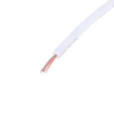 Провід багатожильний 0,14mm² (8xD0,15mm, мідь) білий, PVC (AVR0.14-8/0.15-CU-W) KLS