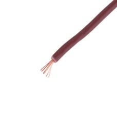 Провід багатожильний 0,14mm² (8xD0,15mm, мідь) коричневий, PVC (AVR0.14-8/0.15-CU-BR) KLS