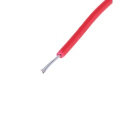 Провід багатожильний 0,14mm² (8xD0,15mm, лужена мідь) червоний, PVC (AVR0.14-8/0.15-TCU-R) KLS