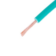 Провід багатожильний 0,50mm² (28xD0,15mm, мідь) зелений, PVC (RV0.5-28/0.15-CU-G) KLS
