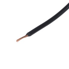 Провід багатожильний 0,75mm² (42xD0,15mm, мідь) чорний, PVC (RV0.75-42/0.15-CU-B) KLS