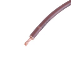Провід багатожильний 0,75mm² (42xD0,15mm, мідь) коричневий, PVC (RV0.75-42/0.15-CU-BR) KLS