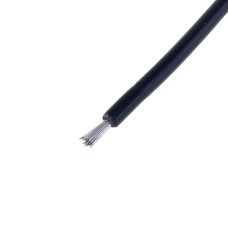 Провід багатожильний 0,75mm² (42xD0,15mm, лужена мідь) чорний, PVC (RV0.75-42/0.15-TCU-B) KLS