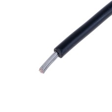 Провід багатожильний 1mm² (32xD0,20mm, лужена мідь) чорний, PVC (RV1-32/0.20-TCU-B) KLS