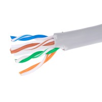 Кабель CAT6-UTP-23AWG сірий KLS