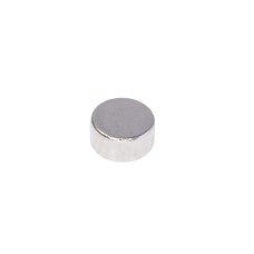 Магніт NdFeB, диск/циліндр D4 x 2 mm (N38), Ni + Cu + Ni (нікель) Ningbo