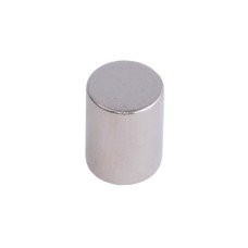 Магніт NdFeB, диск/циліндр D7,5 x 10 mm (N38), Ni + Cu + Ni (нікель) Ningbo