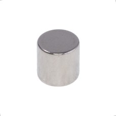 Магніт NdFeB, диск/циліндр D8 x 8 mm (N38), Ni + Cu + Ni (нікель) Ningbo