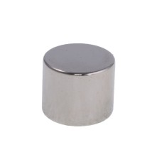 Магніт NdFeB, диск/циліндр D18 x 15 mm (N38), Ni + Cu + Ni (нікель) Ningbo