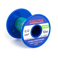 Провід монтажний AVR0.12-7/0.15-CU-G-10 на котушці РАДІОМАГ