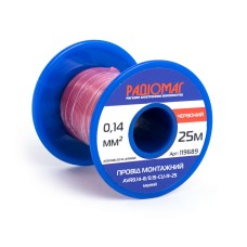 Провід монтажний AVR0.14-8/0.15-CU-R-25 на котушці РАДІОМАГ