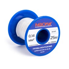 Провід монтажний AVR0.14-8/0.15-CU-W-25 на котушці РАДІОМАГ