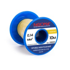 Провід монтажний AVR0.14-8/0.15-CU-Y-10 на котушці РАДІОМАГ