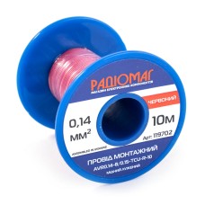 Провід монтажний AVR0.14-8/0.15-TCU-R-10 на котушці РАДІОМАГ