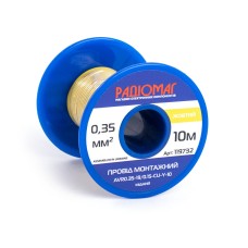 Провід монтажний AVR0.35-19/0.15-CU-Y-10 на котушці РАДІОМАГ