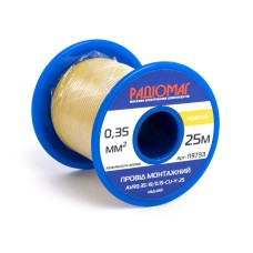 Провід монтажний AVR0.35-19/0.15-CU-Y-25 на котушці РАДІОМАГ