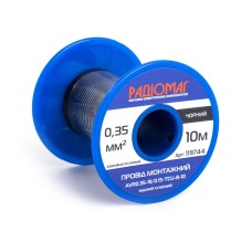 Провід монтажний AVR0.35-19/0.15-TCU-B-10 на котушці РАДІОМАГ