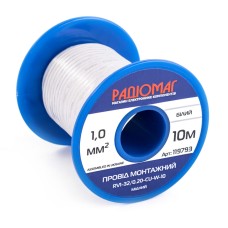Провід монтажний RV1-32/0.20-CU-W-10 на котушці РАДІОМАГ