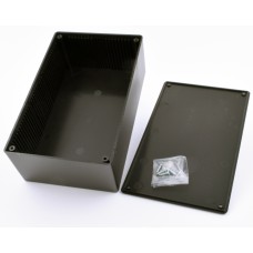 0021-002-043 (E-CALL, корпус, чорний, ABS, 185х114х66мм)