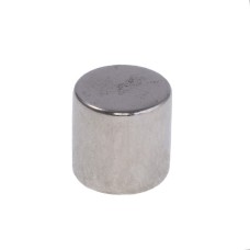 Магніт NdFeB, диск/циліндр D10 x 10 mm (N38), Ni + Cu + Ni (нікель)