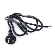 Кабель EU06N H05VV-F 2 * 0.75 BLK 1,8м END CUT KLS