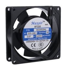 Вентилятор 92x92x25, 220VAC, (9225S2HL) MAXAIR