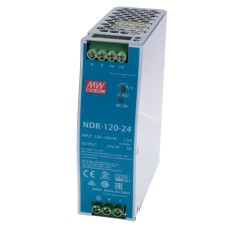 Блок живлення на DIN-рейку 120W 24V NDR-120-24 MeanWell