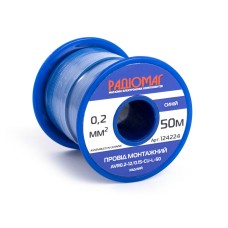 Провід монтажний AVR0.2-12/0.15-CU-L-50 на котушці РАДІОМАГ