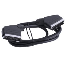 SCART-03/015 Кабель SCART, вилка з обох сторін, 1,5 м; чорний Goobay