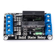2-канальний модуль твердотільного реле 5 V, високого рівня, OMRON SSR 250 V 2 A для Arduino