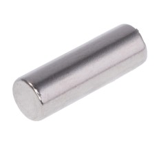 Магніт NdFeB, диск/циліндр D5 х 15mm (N38), Ni + Cu + Ni (нікель) Ningbo