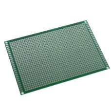 Макетна плата 8cm x12cm одностороння, зелена Global Tone