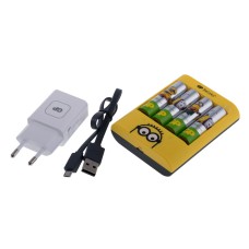 Зарядний пристрій GP + 4 акумулятори АА (U411 270WA12MINE-2GBEA4) GP Batteries