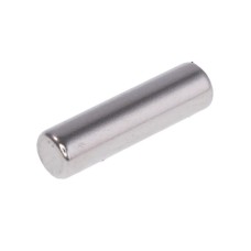 Магніт NdFeB, диск/циліндр D4 x 15 mm (N38), Ni + Cu + Ni (нікель) Ningbo