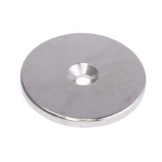 Магніт NdFeB, Шайба під потай D30 x d7/3,5 x 3 mm (N38), Ni + Cu + Ni HHII