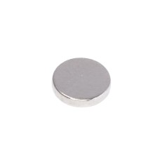 Магніт NdFeB, диск/циліндр D5 x 1 mm (N38), Ni + Cu + Ni HHII