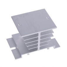 Радіатор до однофазних реле 10A-40A (size S: 80х50х50мм, колір алюміній)