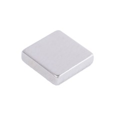 Магніт NdFeB, Блок 8 x 8 x 2 mm (N48), Ni + Cu + Ni (нікель) HHII