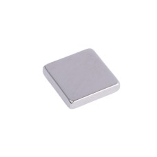 Магніт NdFeB, блок 12 x 12 x 2.5 mm (N48), Ni + Cu + Ni (нікель) HHII