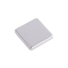 Магніт NdFeB, блок 15 x 15 x 3 mm (N48), Ni + Cu + Ni (нікель) HHII