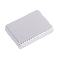 Магніт NdFeB, блок 25 x 18 x 5 mm (N38), Ni + Cu + Ni (нікель) HHII
