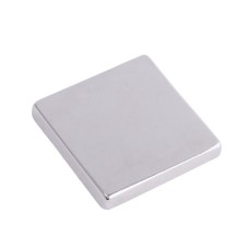 Магніт NdFeB, блок 30 x 30 x 5 mm (N38), Ni + Cu + Ni (нікель) HHII