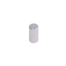 Магніт NdFeB, диск/циліндр D3 x 6 mm (N38), Ni + Cu + Ni (нікель) HHII