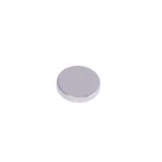 Магніт NdFeB, диск/циліндр D5 x 1 mm (N50), Ni + Cu + Ni (нікель) HHII