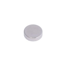 Магніт NdFeB, диск/циліндр D7 x 2 mm (N50), Ni + Cu + Ni (нікель) HHII